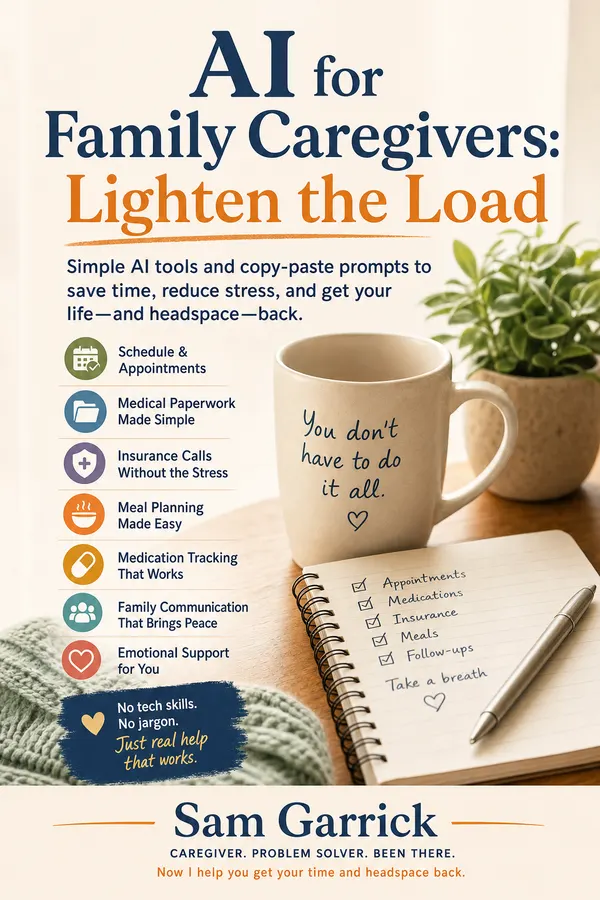 Cover of AI for Family Caregivers — Lighten the Load